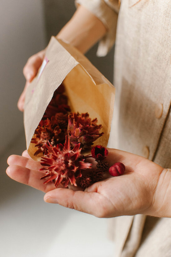 BERRY bordó DIY Csomag / Calm Winterscape Therapy